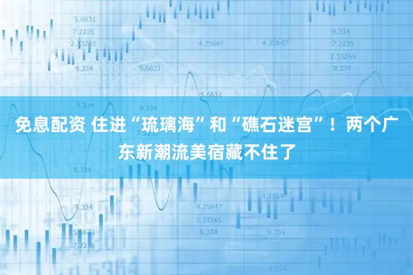 免息配资 住进“琉璃海”和“礁石迷宫”！两个广东新潮流美宿藏不住了