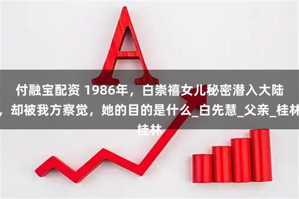付融宝配资 1986年，白崇禧女儿秘密潜入大陆，却被我方察觉，她的目的是什么_白先慧_父亲_桂林